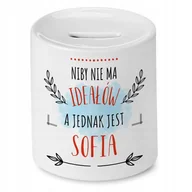 Skarbonki - Skarbonka Dla Sofii na Urodziny na Prezent z Nadrukiem ze Zdjęciem - miniaturka - grafika 1