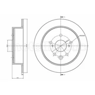 Szczęki hamulcowe - METELLI Tarcza hamulcowa 23-1545C - miniaturka - grafika 1