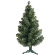 Choinki - Choinka sztuczna 90 cm zielony ze złotymi wplotami - miniaturka - grafika 1