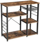 Szafki kuchenne - Regał kuchenny z 4 półkami i szufladą - Kevin - miniaturka - grafika 1