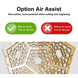 Longer RAY5 10W Laser Engraver Air Assist Kits, 30L/Min Max Air Flow - Grawerowanie i akcesoria - miniaturka - grafika 5