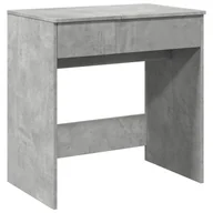 Toaletki - vidaXL Toaletka z lustrem betonowa szara 73x46,5x120 cm - miniaturka - grafika 1