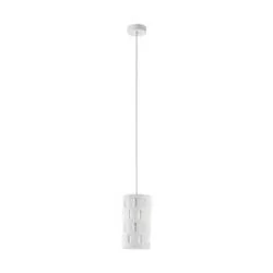 Eglo Ronsecco 98275 lampa wisząca zwis oprawa 1x60W E27 biała - Lampy sufitowe - miniaturka - grafika 1