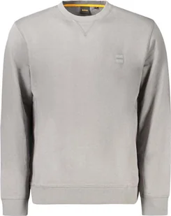 Szary bawełniany sweter męski Hugo Boss dla stylowych mężczyzn - XXL - Swetry męskie - miniaturka - grafika 1
