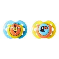 Smoczki uspokajające - Smoczki Tommee Tippee Fun Style 0-6M Niebieski-Żółty - miniaturka - grafika 1