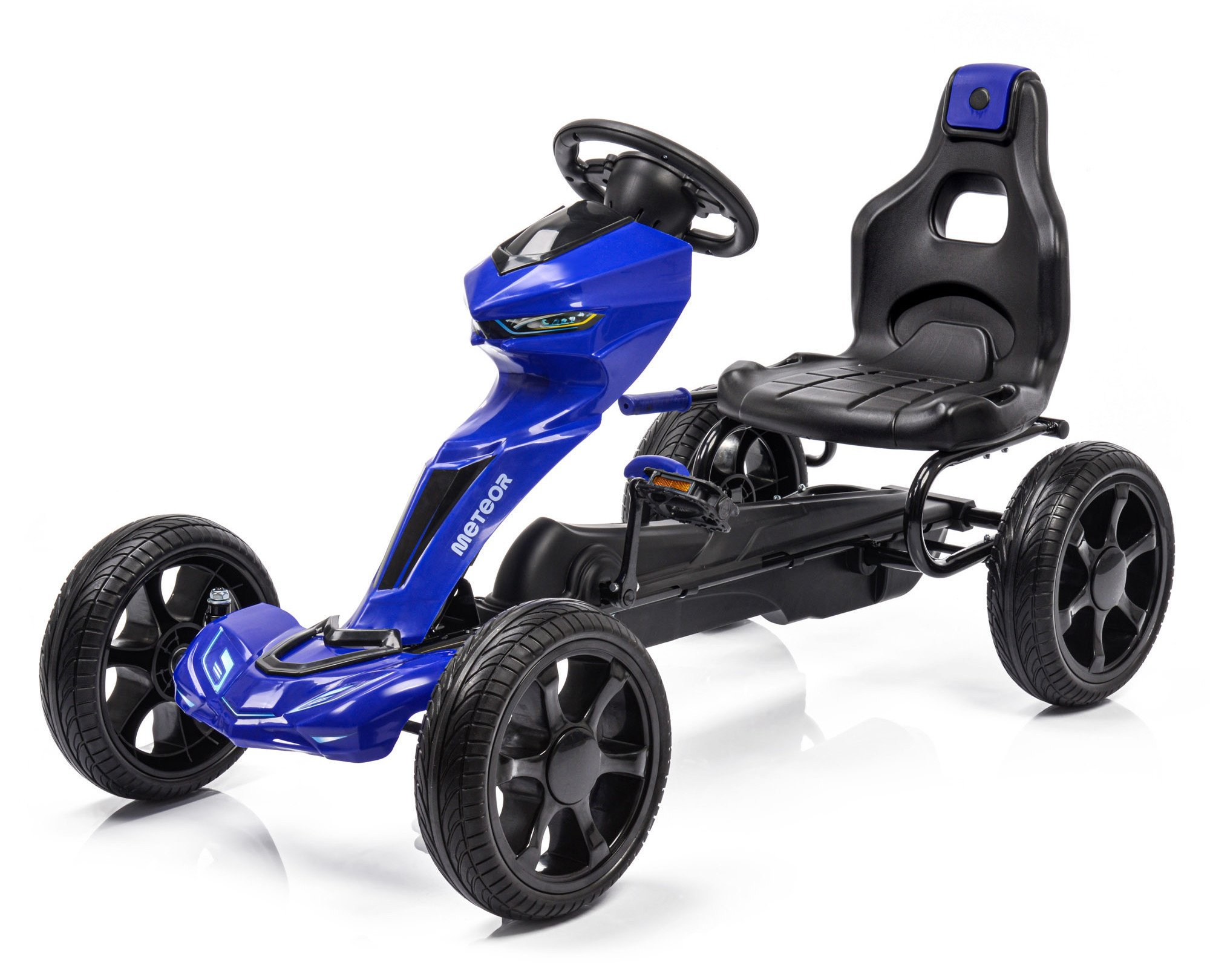 Gokart na pedały Meteor GM/1502 granatowy Uniwersalny