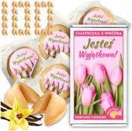 Ciastka - Ciasteczka z Wróżbą na Dzień Matki 100 szt. dla Mamy Żony Siostry - miniaturka - grafika 1