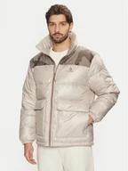 Kurtki męskie - Converse Kurtka puchowa Commercial 10027145-A02 Beżowy Regular Fit - miniaturka - grafika 1