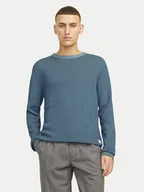 Swetry męskie - Jack&Jones Sweter Globe 12258139 Niebieski Regular Fit - miniaturka - grafika 1