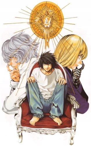 Plakat Anime Death Note DN_108 A2 Custom Manga