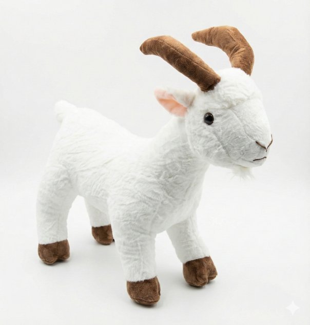 Duża Maskotka Koziołek 45cm Pluszak Przytulanka Koza na Prezent