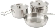 Kuchnia turystyczne i akcesoria - Zestaw garnków Outwell Supper Set M - silver - miniaturka - grafika 1