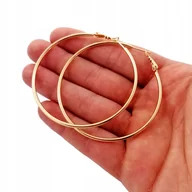 Kolczyki - POZŁACANE KOLCZYKI ZE STALI CHIRURGICZNEJ NA PREZENT DLA PRZYJACIÓŁKI, NIEJ - miniaturka - grafika 1