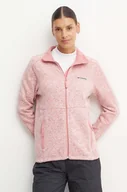 Bluzy damskie - Columbia bluza sportowa Sweather Weather kolor różowy gładka 2085724 - miniaturka - grafika 1