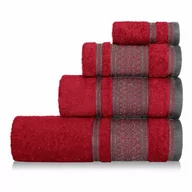 Ręczniki - Ręcznik 50 x 90 Bawełna Panama 500g/m2 Czerwony - miniaturka - grafika 1