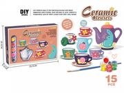 Zabawki kreatywne - naczynia kuch do malow ceram 30x6x21 wb - miniaturka - grafika 1