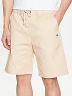 Spodenki męskie - Champion Szorty materiałowe 217239 Beżowy Relaxed Fit - miniaturka - grafika 1