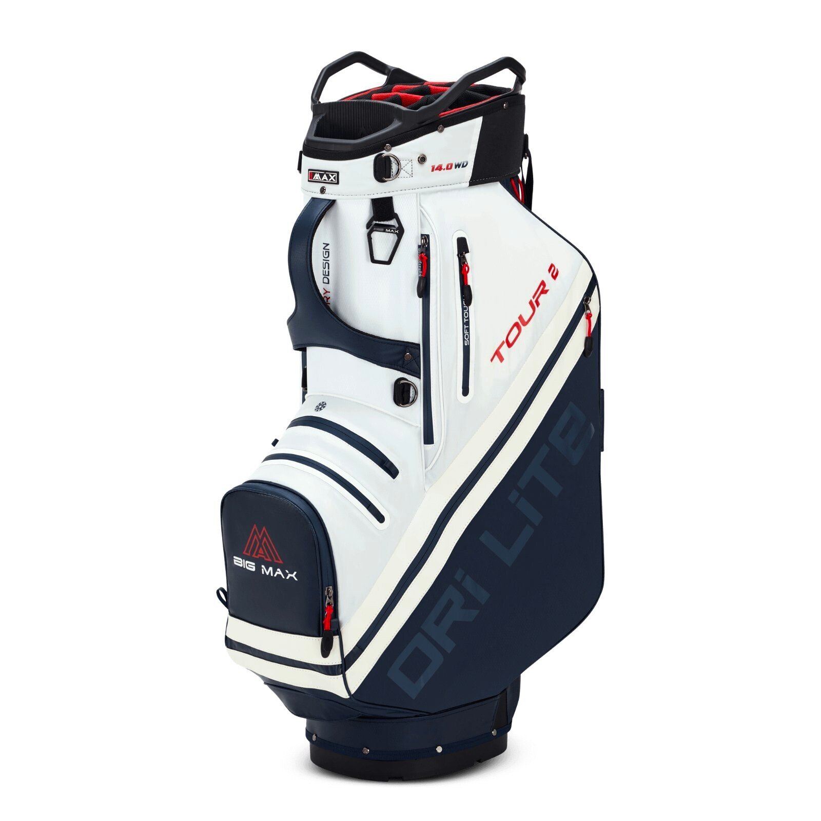 Torba golfowa typu cart bag Big Max Dri Lite Tour 2 Red/White/Navy
