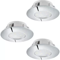 Lampy sufitowe - Eglo Zestaw 3 oczek wpuszczanych LED 6W 3pł PINEDA 95815 - miniaturka - grafika 1