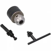 Klucze i nasadki - FASTER TOOLS uchwyt wiertarski na kluczyk 13mm + adapter SDS+ - miniaturka - grafika 1