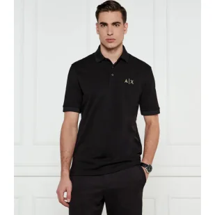 Armani Exchange Polo Regular Fit - Koszule męskie - miniaturka - grafika 1