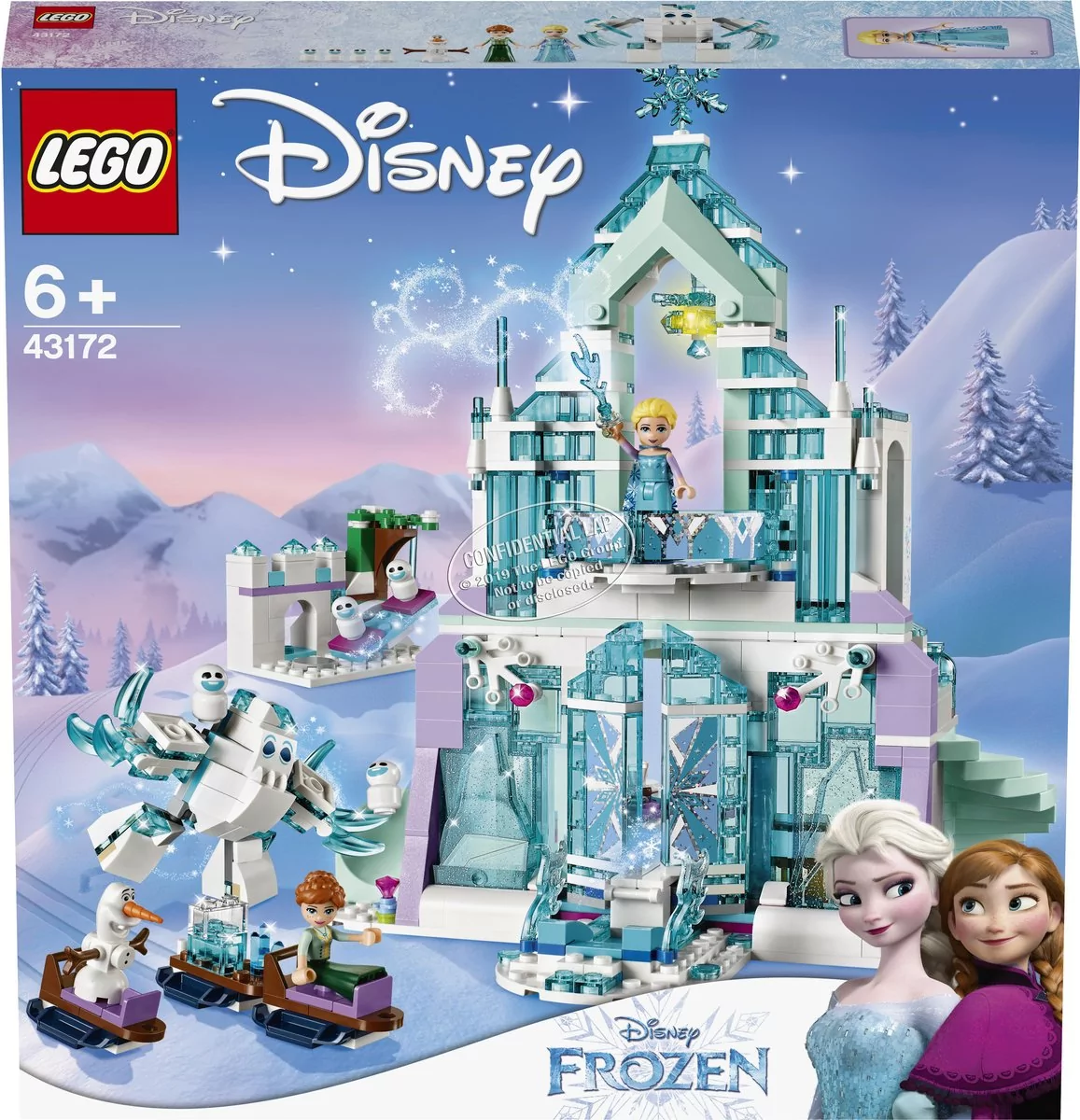 LEGO Disney Frozen Magiczny lodowy pałac Elsy 43172 - Ceny i opinie na  Skapiec.pl