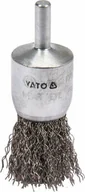 Materiały ścierne - Yato Szczotka Doczołowa Z Trzpieniem 25mm Inox - miniaturka - grafika 1