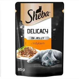 Sheba Delicato Indyk Galaretka Saszetka 85g 8268 - Mokra karma dla kotów - miniaturka - grafika 3