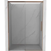 Ścianki i drzwi prysznicowe - Mexen Rox drzwi prysznicowe rozsuwane 155 cm, transparent, różowe złoto - 8C2-155-000-60-00 - miniaturka - grafika 1