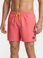 Kąpielówki męskie - Quiksilver Szorty kąpielowe Everyday Solid Volley 15 EQYJV04120 Zielony Regular Fit - miniaturka - grafika 1