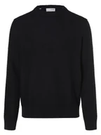 Swetry męskie - Selected Sweter męski Mężczyźni Bawełna niebieski wypukły wzór tkaniny, XL - miniaturka - grafika 1