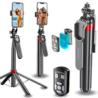 Selfie stick - Kijek Statyw Selfie 180cm Pilot do Smartfona, Telefonu kamer Sportowych GoPro - miniaturka - grafika 1