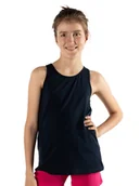 Koszulki dla dziewczynek - Podkoszulka dziewczęca bokserka bawełniana granatowa 134-140 YOCLUB - miniaturka - grafika 1