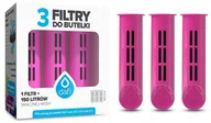 Wkłady filtrujące - Filtr do butelki Dafi 3szt. Flamingowy - miniaturka - grafika 1