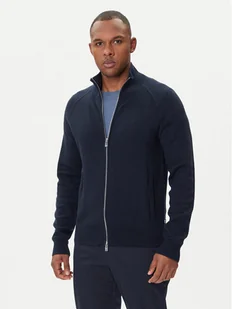 BOSS Kardigan H-Idino 50543150 Granatowy Regular Fit - Swetry męskie - miniaturka - grafika 1