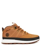 Buty dla chłopców - Timberland Sneakersy Euro Trekker Grade School TB0A5V6M2311 Brązowy - miniaturka - grafika 1