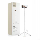 Selfie stick - Kijek Tech-Protect L09S Bluetooth Selfie Stick Tripod White - miniaturka - grafika 1