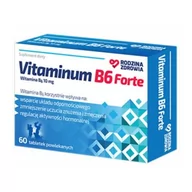 Witaminy i minerały - Rodzina Zdrowia Vitaminum B6 Forte 60 tabletek powlekanych - miniaturka - grafika 1