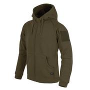Odzież taktyczna i umundurowanie - Helikon - Bluza Urban Tactical Hoodie Lite - FullZip - Zielona- BL-ULF-CB-82 - miniaturka - grafika 1