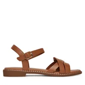 Sandały damskie - Sandały Lasocki RST-KM215-02 Brązowy - miniaturka - grafika 1