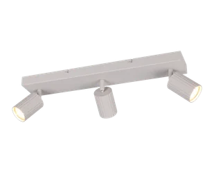 SOKA 867700376 listwa ze spotami kaszmirowe ryflowane tuby 3xGU10 - Lampy ścienne - miniaturka - grafika 1