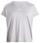 Koszulki i topy damskie - adidas Damska koszulka AEROREADY Train Essentials Minimal Branding z dekoltem w serek (rozmiar plus), XXL (rozmiar plus) - miniaturka - grafika 1