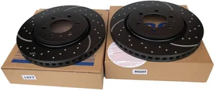 Przednie klocki YellowStuff + NAWIERCANE NACINANE tarcze hamulcowe EBC seria GD Ford F-150 2010- - Tarcze hamulcowe - miniaturka - grafika 14