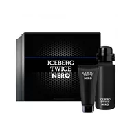 Zestawy perfum męskich - Iceberg Twice Nero zestaw Edt ml + Żel pod prysznic ml dla mężczyzn - miniaturka - grafika 1