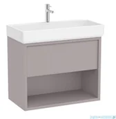 Szafki łazienkowe - Roca Tura Unik zestaw szafka z umywalką 80x43x60 SZLACHETNY SZARY A852030559 - miniaturka - grafika 1