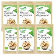 Proszki do pieczenia, drożdże - Bio Planet Proszek do pieczenia Zestaw 6 x 15 g Bio - Żywność - miniaturka - grafika 1