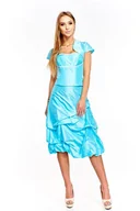 Sukienki - Sukienka FSU134 TURKUS - Fokus - miniaturka - grafika 1