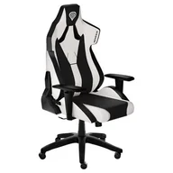 Fotele gamingowe - Genesis Fotel Nitro 650 Biało-czarny - miniaturka - grafika 1