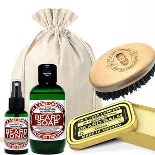 Zestaw Brodacza Dr K Soap - Olejek, szampon, balsam oraz kartacz do brody - Zestawy kosmetyków męskich - miniaturka - grafika 1