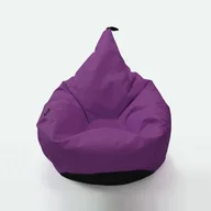 Fotele i pufy dla dzieci - Pufa Worek Dla Dzieci Tipi Fioletowy - miniaturka - grafika 1